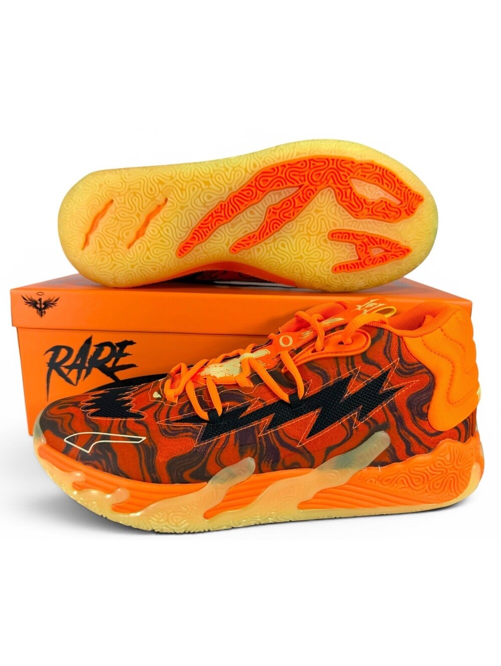 PUMA LaMelo Ball MB.03 HALLOWEEN Glow in the Dark Basketball Shoes Men's 13 - Picture 2 of 9